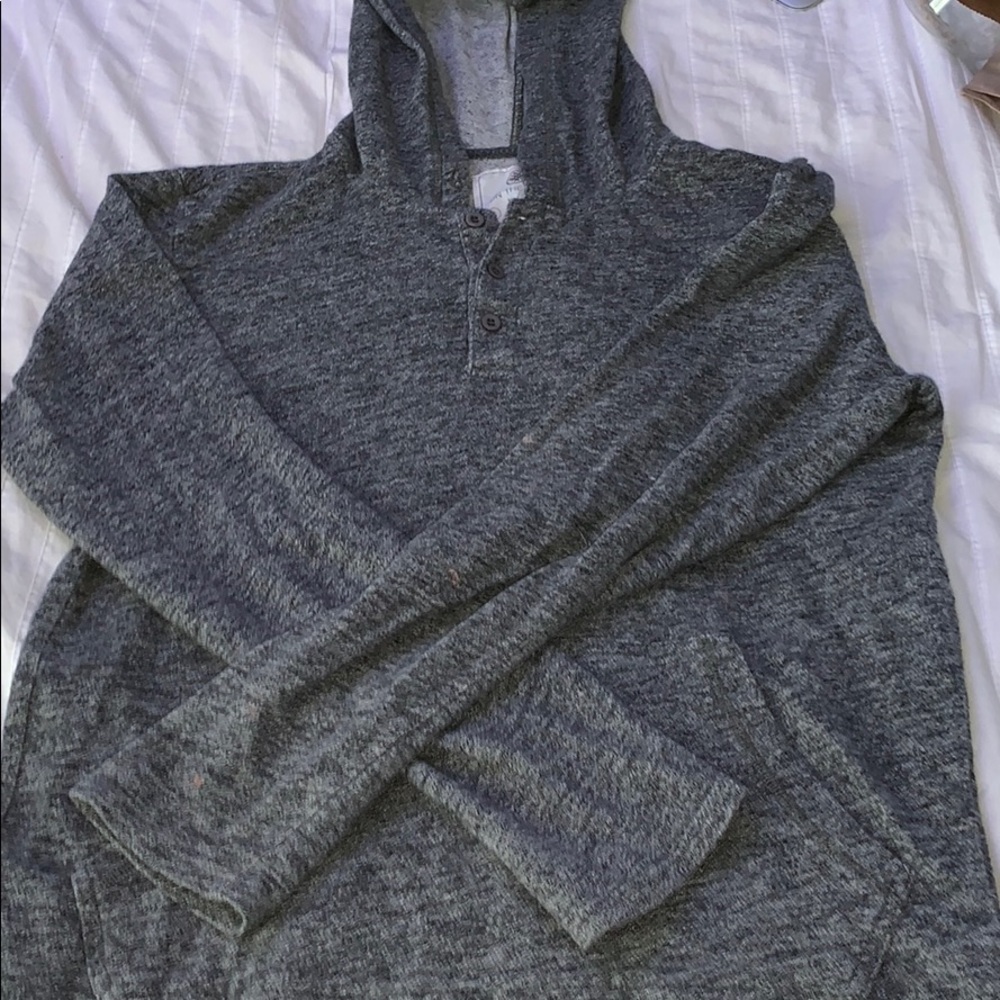 soft grey pullover